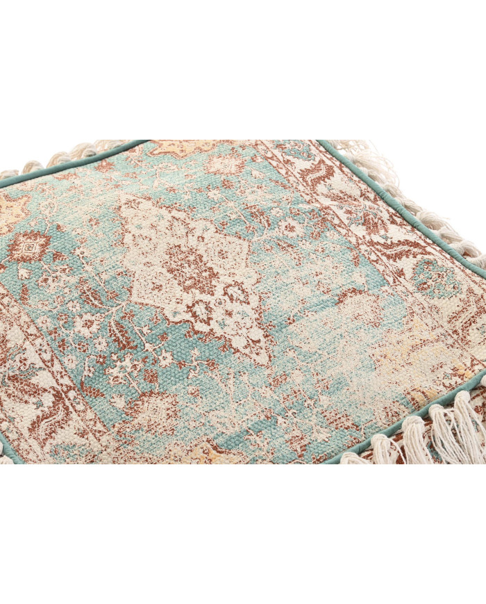 COJIN SUELO ALGODON 40X40X40 1600 GR, FLECOS VERDE