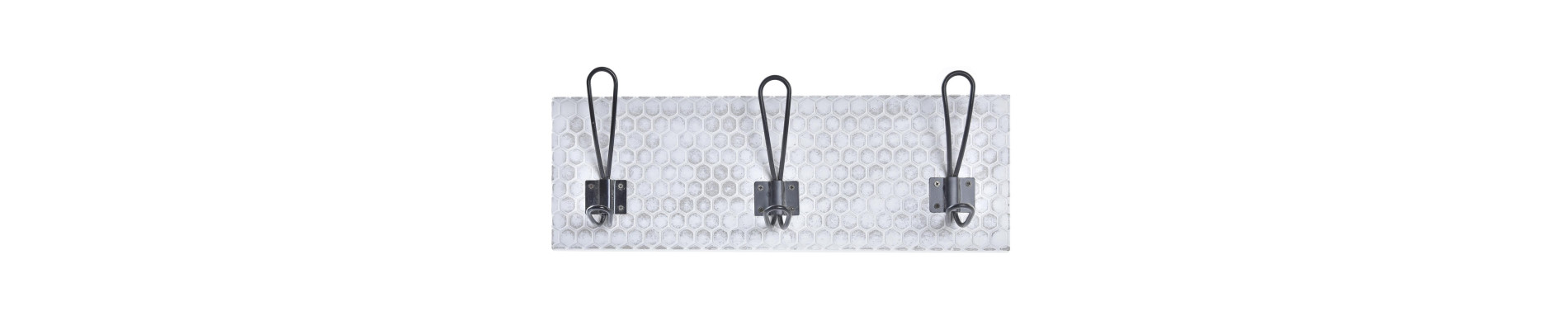 PERCHERO PARED ABETO METAL 80X18X30 ENVEJECIDO