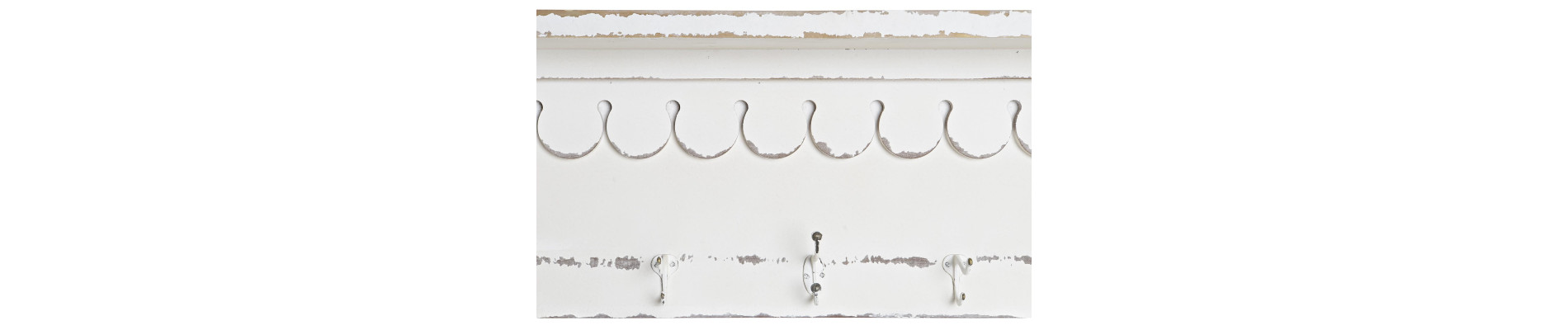 PERCHERO PARED ABETO METAL 80X18X30 ENVEJECIDO
