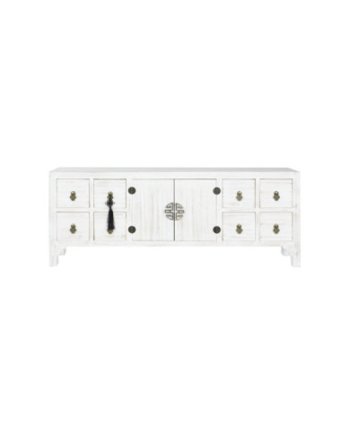 MUEBLE TV ABETO MDF 130X24X51 ORIENTAL ENVEJECIDO