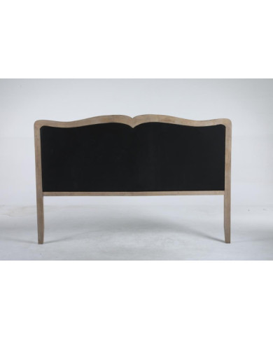 CABECERO CAMA LINO RUBBERWOOD 160X10X120 GRIS