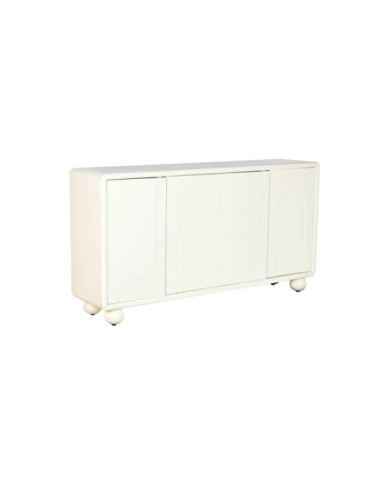 BUFFET MDF 160X37X85 4PUERTAS 3D BLANCO
