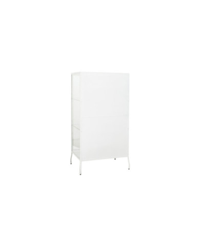 VITRINA METAL CRISTAL 72X46X132 BLANCO