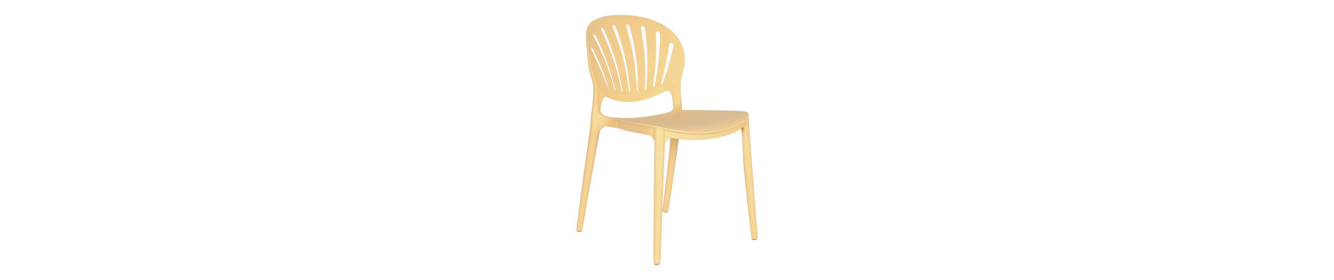 SILLA PP 44,5X55,5X81 TRATAMIENTO UV BLANCO