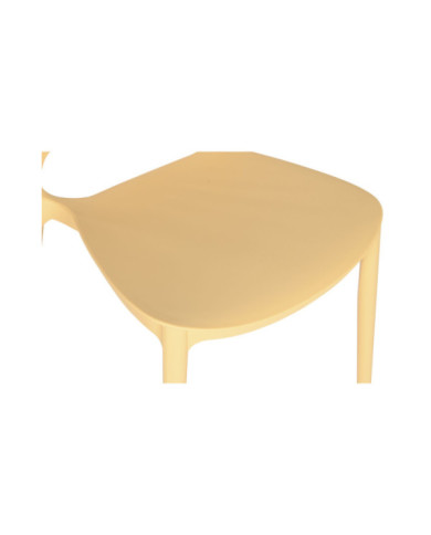 SILLA PP 44,5X55,5X81 TRATAMIENTO UV AMARILLO