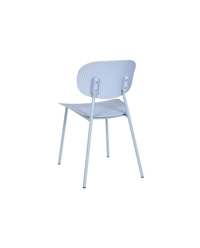 SILLA PP METAL 51,5X46X79 AZUL CELESTE