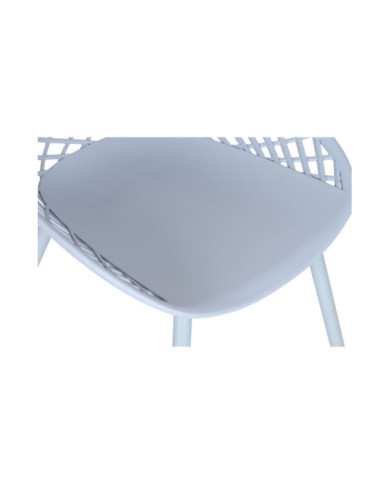 SILLA PP METAL 48,5X55X83,5 AZUL CELESTE