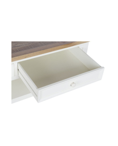 MESA CENTRO PAULOWNIA 114X60X46 2CAJ, BEIGE