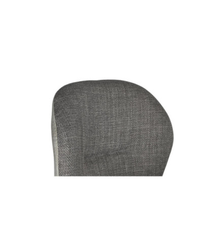 SILLA PU METAL 62X62X84 GRIS OSCURO