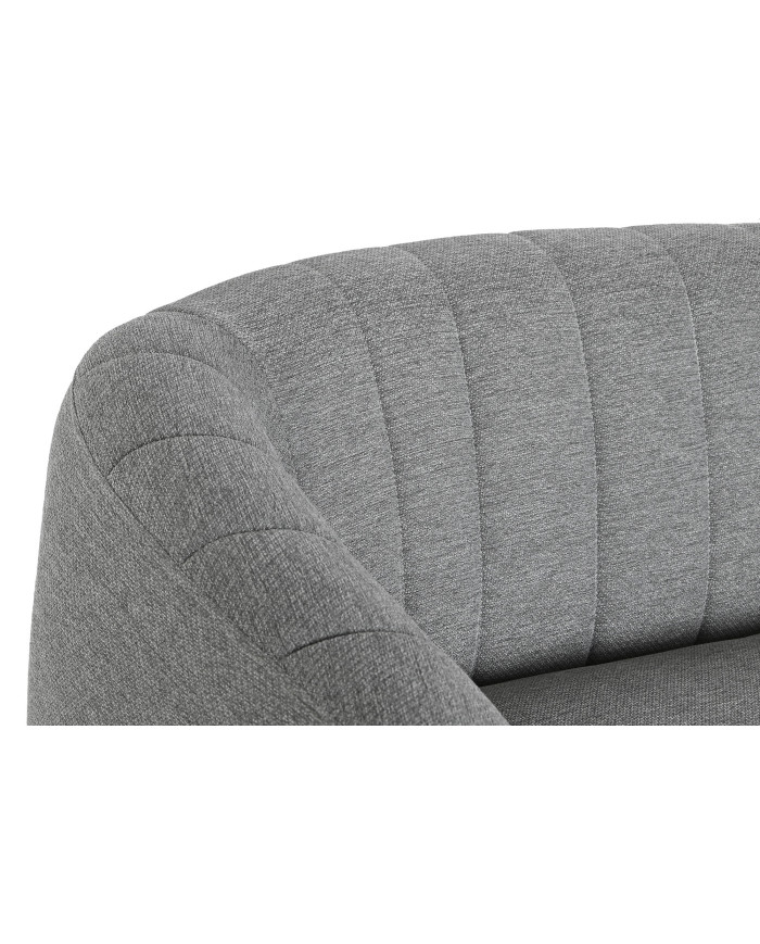 SOFA POLIESTER METAL 129X75X73 GRIS