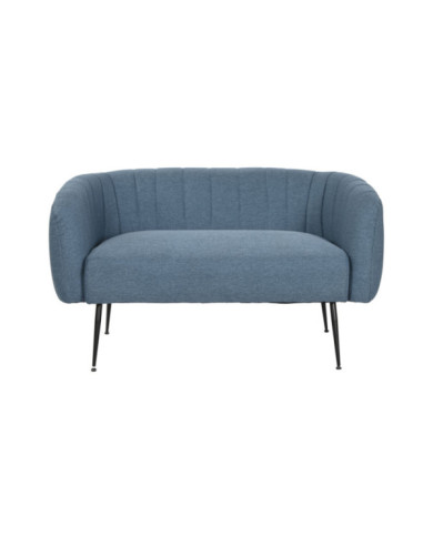 SOFA POLIESTER METAL 129X75X73 AZUL