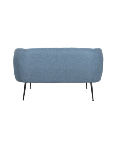 SOFA POLIESTER METAL 129X75X73 AZUL