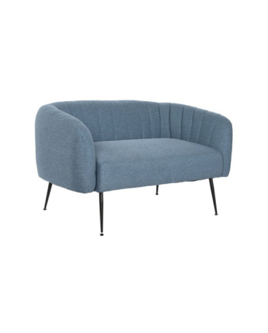 SOFA POLIESTER METAL 129X75X73 AZUL