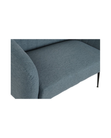 SOFA POLIESTER METAL 129X75X73 AZUL