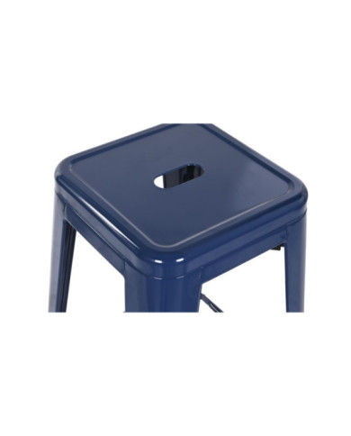TABURETE METAL 46X46X76 AZUL