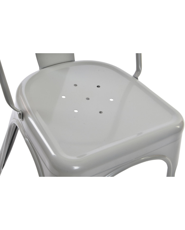 SILLA METAL 45X48X86 APILABLE GRIS