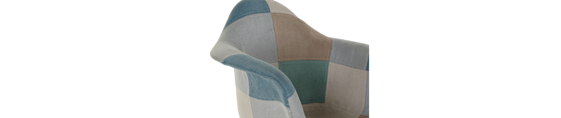 SILLA POLIESTER METAL 63X61X83 46CM PATCHWORK