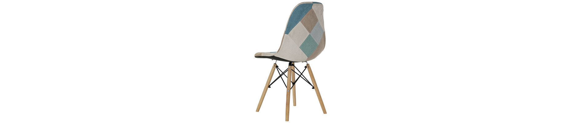 SILLA POLIESTER PINO 47X49X83 47CM PATCHWORK