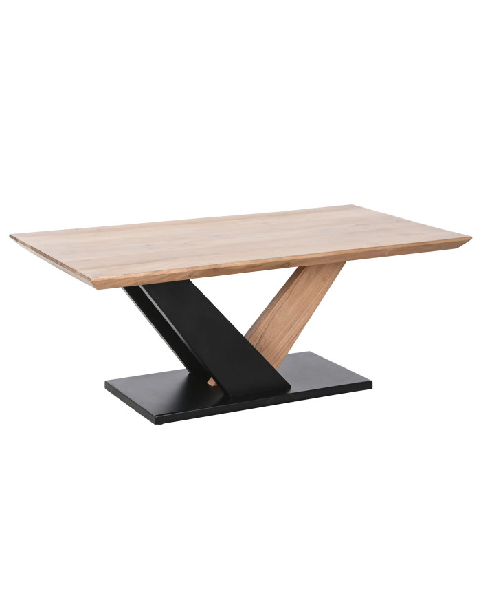 MESA CENTRO ACACIA METAL 115X60X45