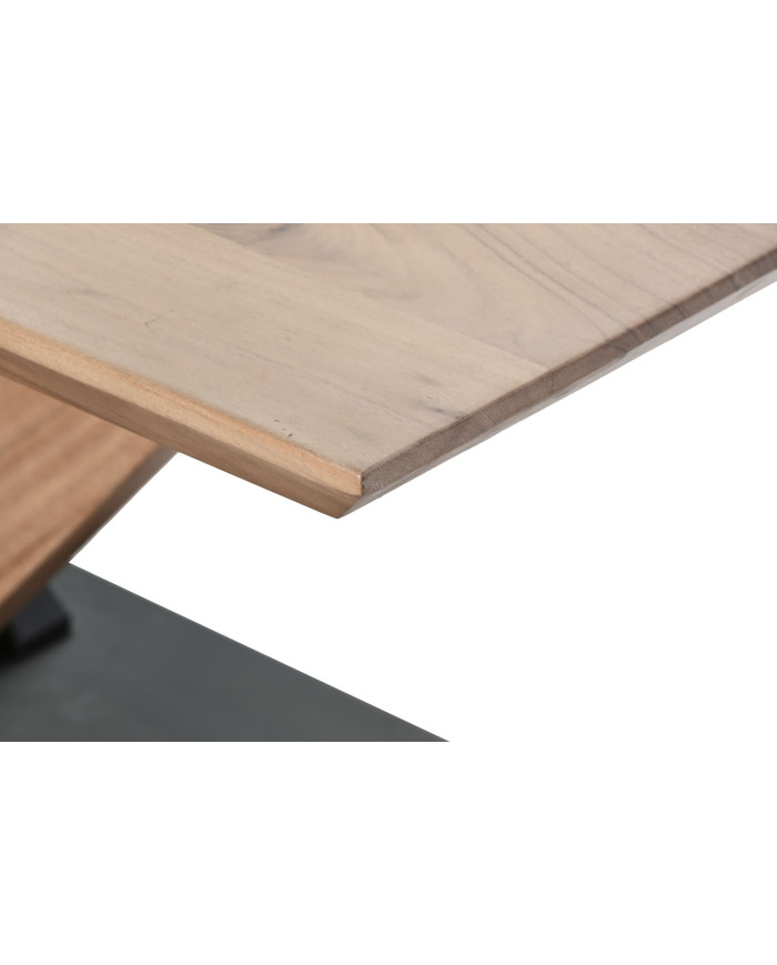 MESA CENTRO ACACIA METAL 115X60X45