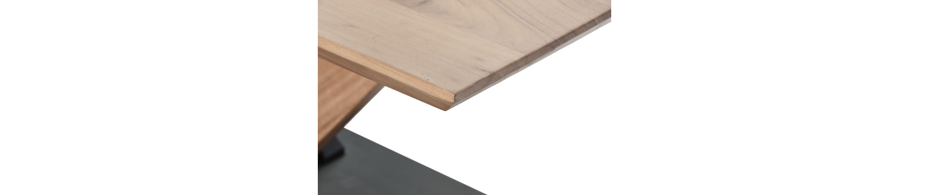MESA CENTRO ACACIA METAL 115X60X45