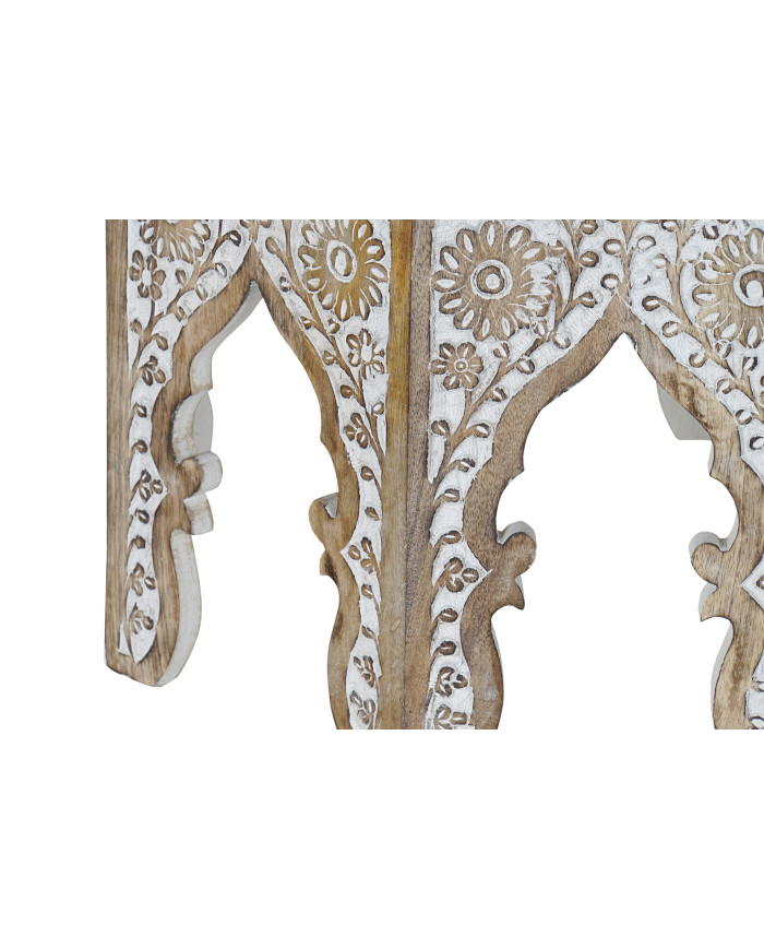 MESITA AUXILIAR SET 2 MANGO 70X70X46 NATURAL