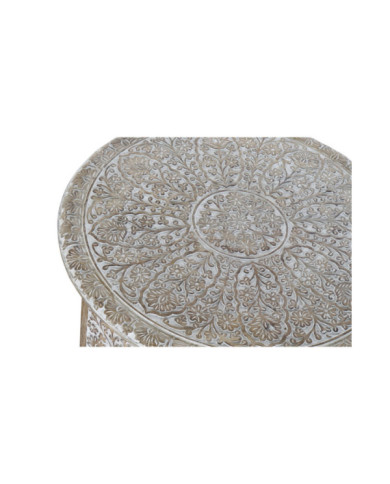 MESITA AUXILIAR SET 2 MANGO 70X70X46 NATURAL