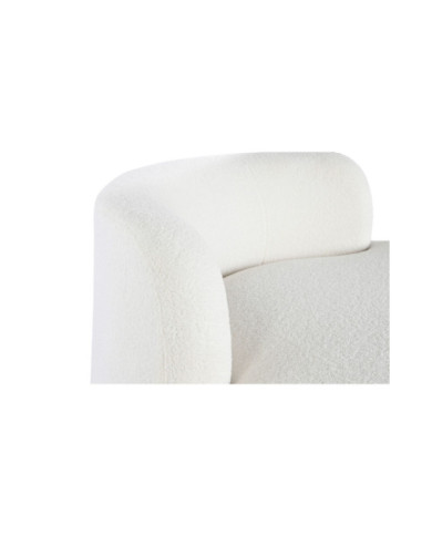SOFA POLIESTER 150X150X69 BORREGUITO BLANCO