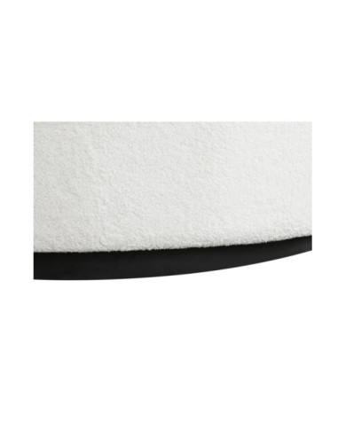 SOFA POLIESTER 150X150X69 BORREGUITO BLANCO