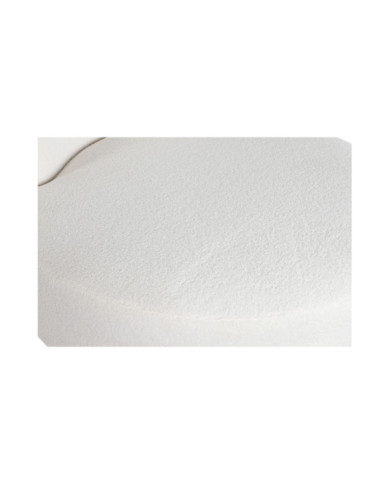 SOFA POLIESTER 150X150X69 BORREGUITO BLANCO