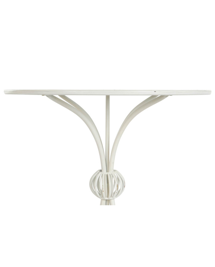 MESITA AUXILIAR METAL 81X81X81,5 BLANCO