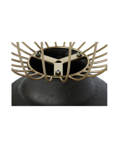 MESITA AUXILIAR ABETO METAL 43,5X43,5X63,5 NEGRO