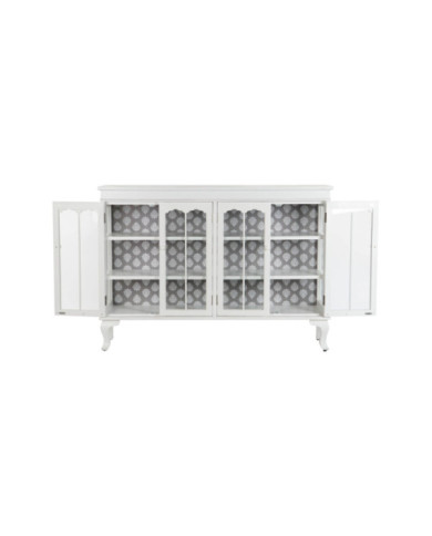 BUFFET ABETO CRISTAL 142,5X40,5X101,5 BLANCO