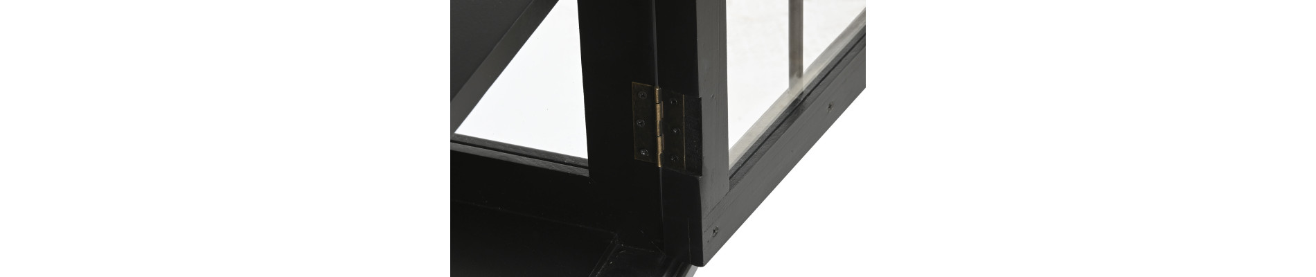 BUFFET ABETO CRISTAL 142,5X40,5X101,5 NEGRO