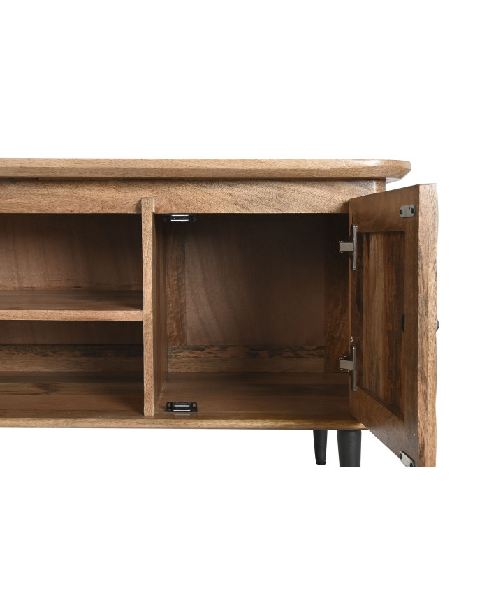 MUEBLE TV MANGO METAL 140X40X55 NATURAL