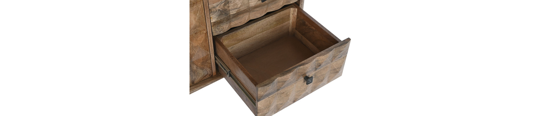 BUFFET MANGO METAL 140X40X82 NATURAL