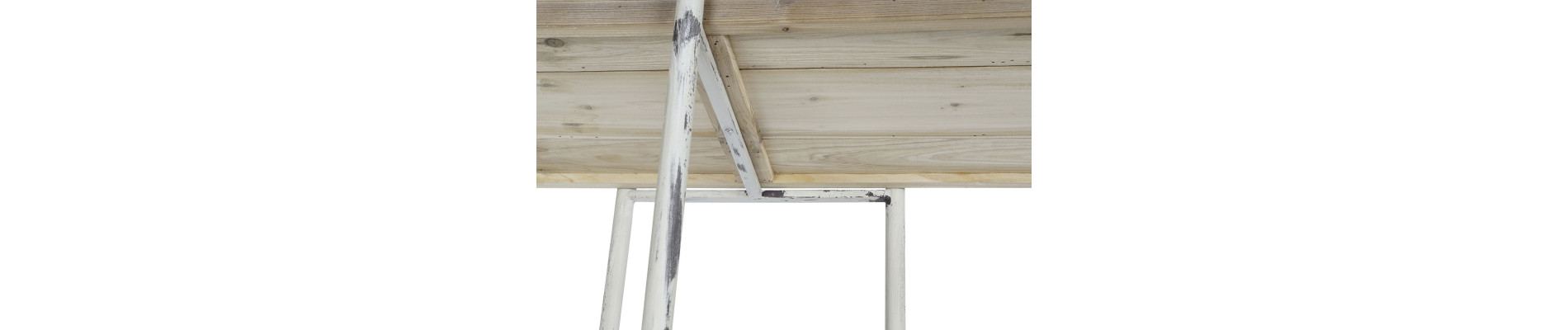 ESTANTERIA ABETO METAL 190X40X200 RUSTICO NATURAL