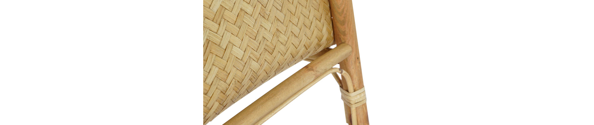 MESITA AUXILIAR BAMBU RATAN 61X61X49 NATURAL