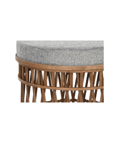 REPOSAPIES SET 2 BAMBU POLIESTER 40X40X48 MARRON