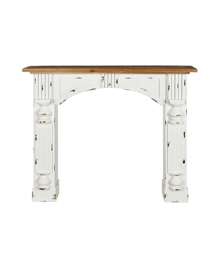 FRONTAL CHIMENEA ABETO MDF 120X26X100,5 BLANCO