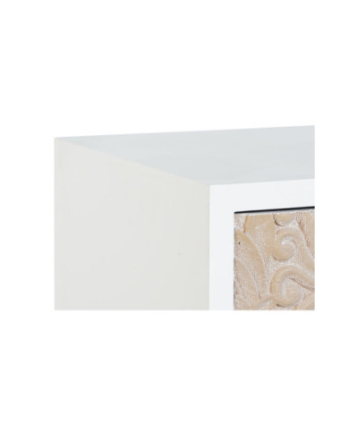CAJONERA ABETO 80X38X71 TALLADO BLANCO