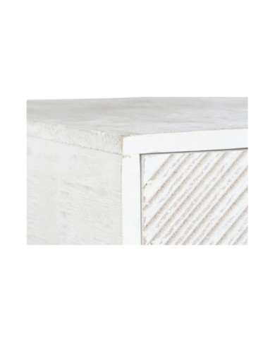 COMODA MANGO METAL 70X40X90 DECAPE BLANCO