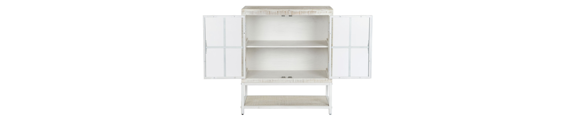 APARADOR MANGO METAL 85X45X100 DECAPE BLANCO
