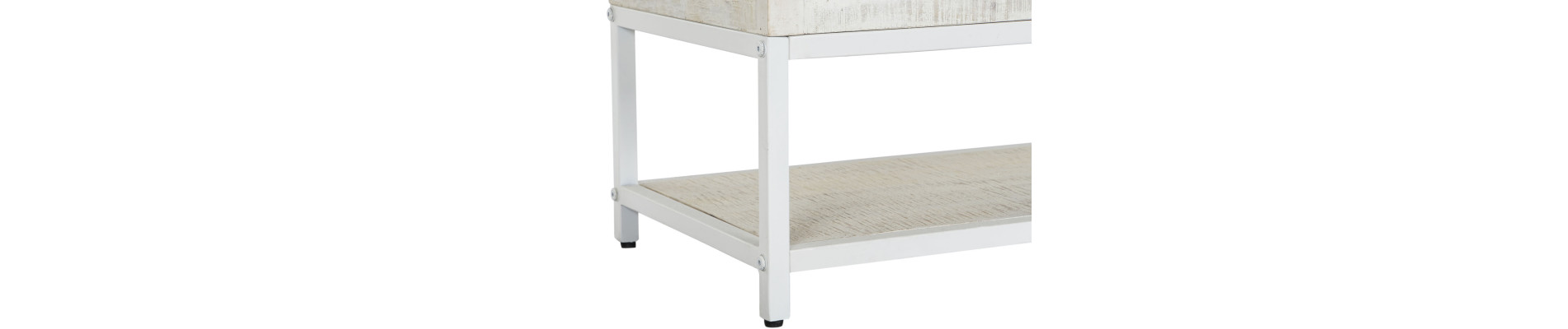 APARADOR MANGO METAL 85X45X100 DECAPE BLANCO
