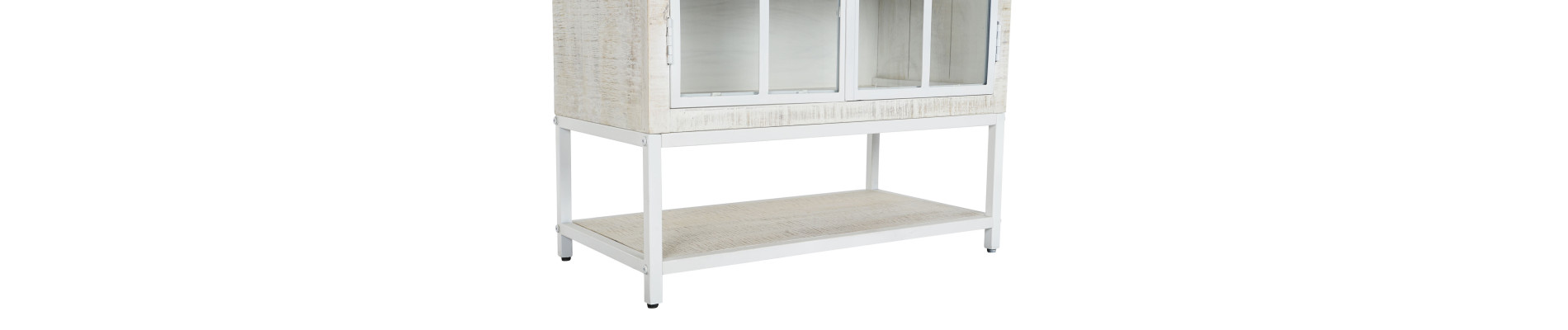 APARADOR MANGO METAL 85X45X100 DECAPE BLANCO
