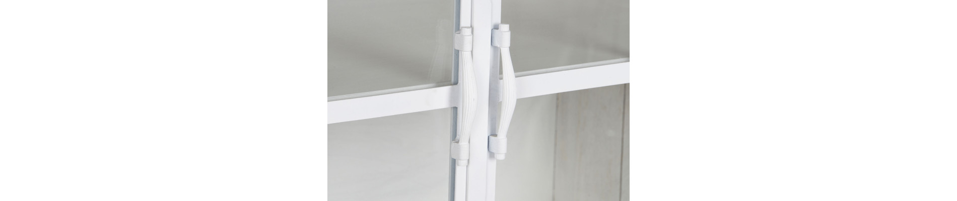 APARADOR MANGO METAL 85X45X100 DECAPE BLANCO