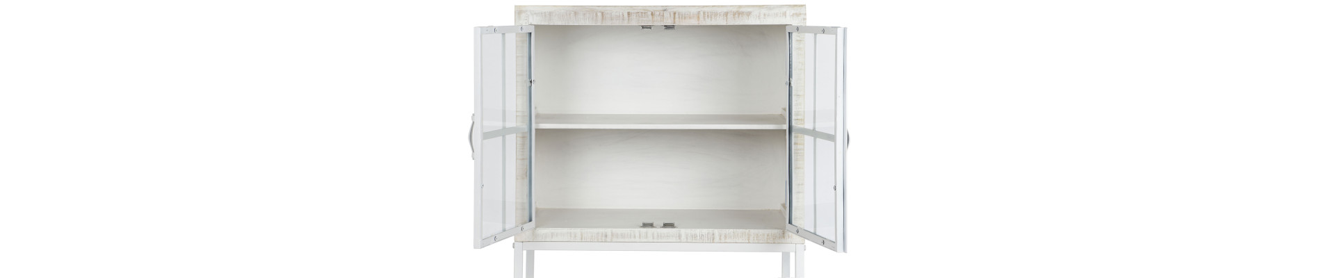 APARADOR MANGO METAL 85X45X100 DECAPE BLANCO