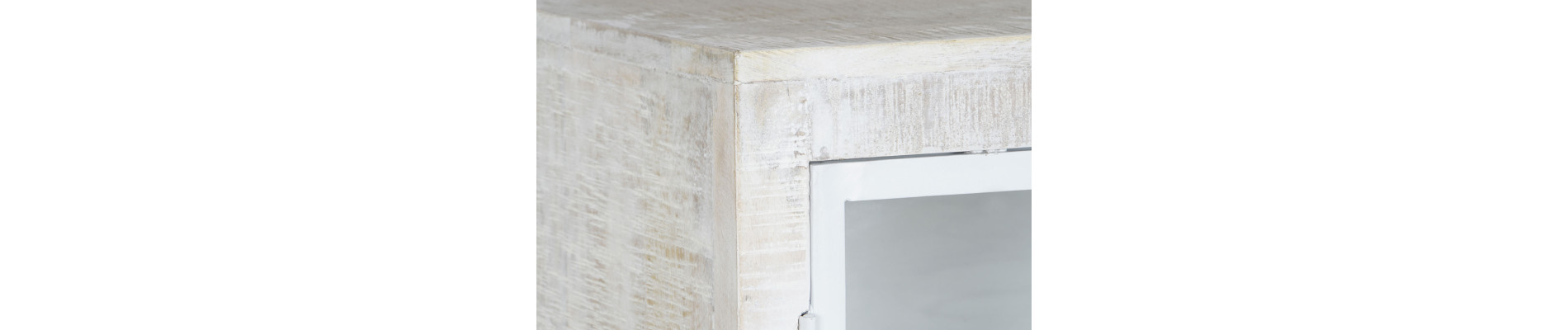 APARADOR MANGO METAL 85X45X100 DECAPE BLANCO