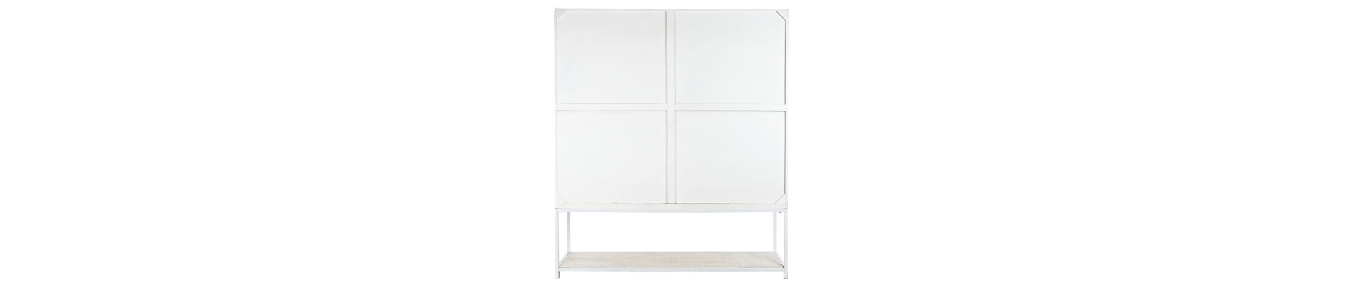ESTANTERIA MANGO METAL 170X45X200 DECAPE BLANCO