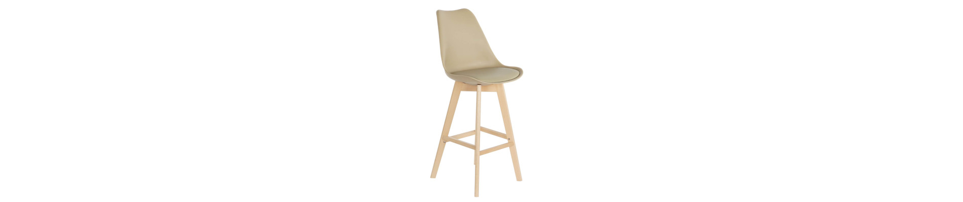 TABURETE HAYA PU 48,5X55X109 BEIGE